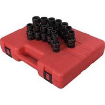 Sunex 1/2" Drive 13 Pc Metric Universal Impact Socket Set | JB Tools