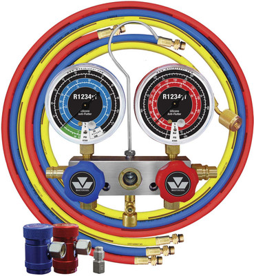 Mastercool 83272 R1234yf Aluminum Manifold Gauge Set 2