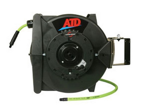 ATD Tools 31163 levelwind gulungan selang udara yang dapat ditarik dengan  selang Flexzilla 3/8 x 60