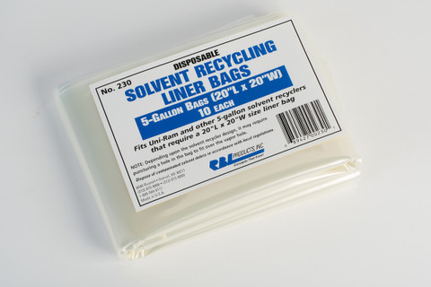RBL Products Liner Bags For Solvent Recycling 5-Gallon 20" X 20" 10-Pack (230)