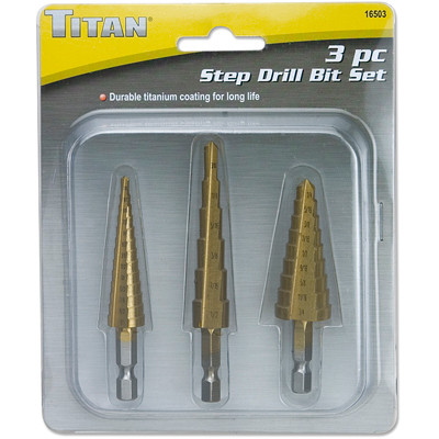 Titan Tools 16530 Titanium Coated Drill Bit Set 29 Piece