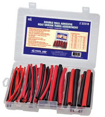 SG Tool Aid 23210 Double Wall Adhesive Heat Shrink Tubes Assortment