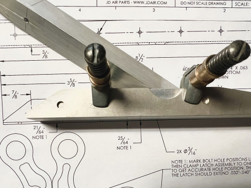 Match Cutting Template: RV Canopy Latch Mounting Bracket