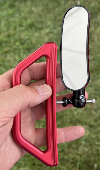 Mirror with Mount for Sliding Canopy Handle (Handle Not Included)