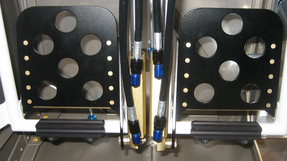 Rudder Pedal Extensions for Vans RV Aircraft RV-4, RV-6, RV-7, RV-9, RV-10