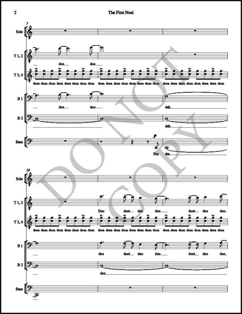 The First Noel [Jazz version] sheet music for piano solo (PDF)