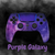 Purple Galaxy PS5 Redesigned front shell
