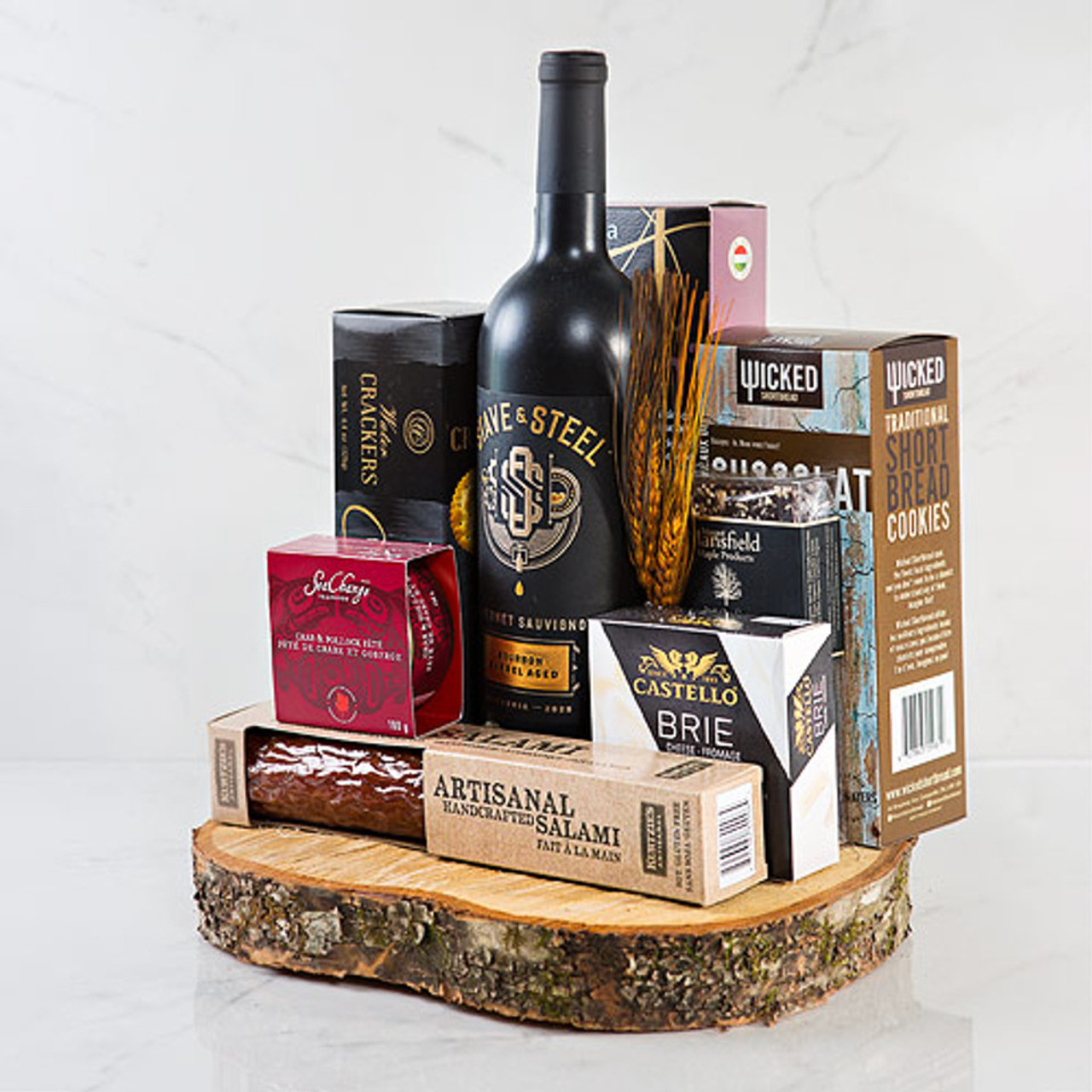 Deluxe Kosher Snack Basket with Champagne - champagne gift baskets - Canada  delivery - Gifting Kosher USA