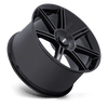 Rotiform FRA GLOSS BLACK WITH MATTE BLACK SPOKES Alloy Wheel - 22X12 - 5X130 - CB: 71.5 - ET60