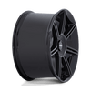 Rotiform FRA GLOSS BLACK WITH MATTE BLACK SPOKES Alloy Wheel - 22X12 - 5X130 - CB: 71.5 - ET60