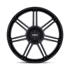 Rotiform FRA GLOSS BLACK WITH MATTE BLACK SPOKES Alloy Wheel - 22X12 - 5X130 - CB: 71.5 - ET60