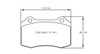 Pagid S1408 RS 42 Brake Pads - E140842010