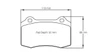 Pagid S1408 RS 42 Brake Pads - E140842010