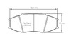 Pagid S8092 RSL 1 Brake Pads for Alpina B6 GT3 / Renault RS01 - S8092L01001