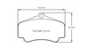 Pagid S2474 RST 3 Front Brake Pads for Porsche 996 / 997 - S2474T03001