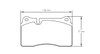 Pagid S4946 RSC 1 Rear Brake Pads for Nissan R35 GTR - S4946C01001