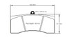 Pagid S1616 RST2E Brake Pads for Brembo 07.5169. [type 140 or B18 family] Calipers  - S1616T2E001