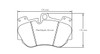 Pagid S4907 RSC 1 Front Brake Pads for Audi R8 / S8 & Lamborghini Gallardo / Huracan - S4907C01001