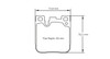 Pagid S4933 RSL 1 Rear Brake Pads for BMW 1/2/3/4 F Series M / M Lite Cars - S4933L01001