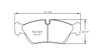 Pagid S2180 RST 3 Front Brake Pads for BMW E36 / E46 / Z4 - S2180T03001