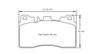 Pagid S8089 RSC 1 Rear Brake Pads Mercedes CLS 63 AMG - S8089C01001