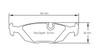 Pagid S1141 RSL 19 Rear Brake Pads for BMW 3 Series E30 - E114119010
