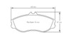 Pagid S1276 RSL 29 Front Brake Pads for Audi 80 2.2 Quattro S2 - E127629010