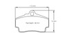 Pagid S2406 RSL 19 Brake Pads - E240619010