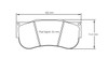Pagid S2560 RST 2E Front Brake Pads for AP Racing CP6210 D64 / CP6269 - S2560T2E001