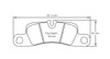 Pagid S4918 RSL 29 Rear Brake Pads for Porsche 718 / 981 / 991 - S4918R29001