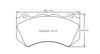 Pagid S8083 RSL 1 Front Brake Pads for Ferrari Enzo / F430 - S8083L01001