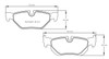 Pagid S8035 RSL 1 Rear Brake Pads for BMW E81 / E87 1 Series & E90 3 Series - S8035L01001