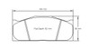 Pagid S2016 RSL 2E Brake Pads - S2016L2E001