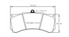 Pagid S1904 RST 3 Brake Pads - S1904T03001