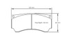 Pagid S8050 RSL 29 Front Brake Pads for Peugeot 308 1.6 GTI - E8050R2901