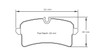Pagid S4938 RSC 1 Rear Brake Pads for Audi RS6 (C7) / S6 / S7 - S4938C01001