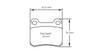 Pagid S1177 RSH 42 Rear Brake Pads for Opel Astra F 2.0 GSI - S1177H42001