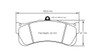 Pagid S8087 RST 5E Brake Pads - S8087T5E001