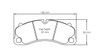 Pagid S4924 RST 3 Front Brake Pads for 718 Cayman GT4 / 991 & 992 GT3 - S4924T03001