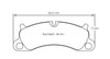 Pagid S4922 RSL 29 Front Brake Pads for Porsche 991 Carrera S / GTS - S4922R29001
