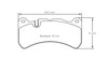 Pagid S8005 RSL 19 Brake Pads - E8005R1901