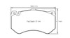 Pagid S8088 RSC 1 Front Brake Pads for Audi C7 RS6 / Mercedes AMG GTR - S8088C01001