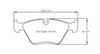 Pagid S1295 RSL 29 Front Brake Pads for BMW E36 M3 / E46 M3 / E34 M5 - E129529010