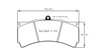Pagid S8018 RST 3 Brake Pads - S8018T03001