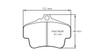 Pagid S2405 RST 3 Brake Pads - S2405T03001