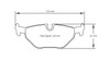 Pagid S1285 RS 42 Rear Brake Pads for BMW E30 M3 / E34 M5 / E36 Z3 M - E128542010