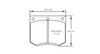 Pagid S4905 RSH 29E Brake Pads - S4905H29E01