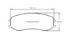 Pagid S4920 RSL 1E Front Brake Pads for Porsche 991 GT3 Cup / Cayman GT4 - S4920L1E001