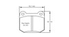 Pagid S1587 RS 42 Rear Brake Pads for AP Racing CP5119 D50 / Brembo 07.4180.E - E158742010