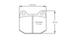 Pagid S2593 RS 14 Front Brake Pads for Lotus Elise / Exige and Opel Speedster - E259314010